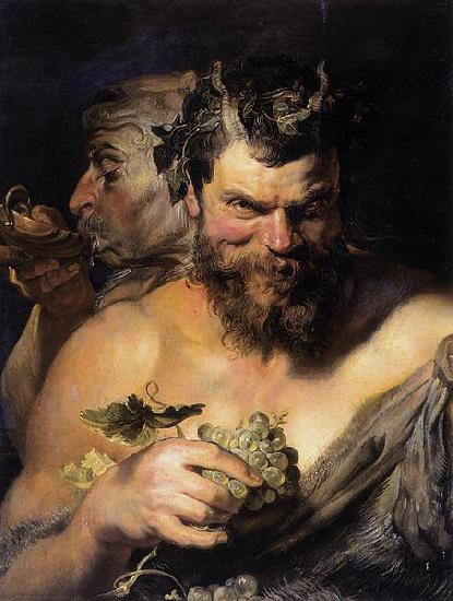 Peter Paul Rubens Two Satyrs oil painting image
